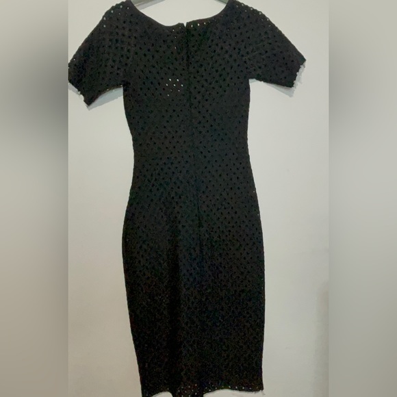 Bec & Bridge Sheath Dress Black Into the Mystic Midi Size 4 - Picture 2 of 3